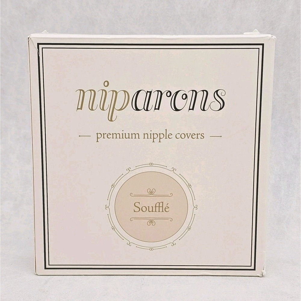 New In Box Niparons Premium Reusable (x30) Nipple Covers In Shade Souffle